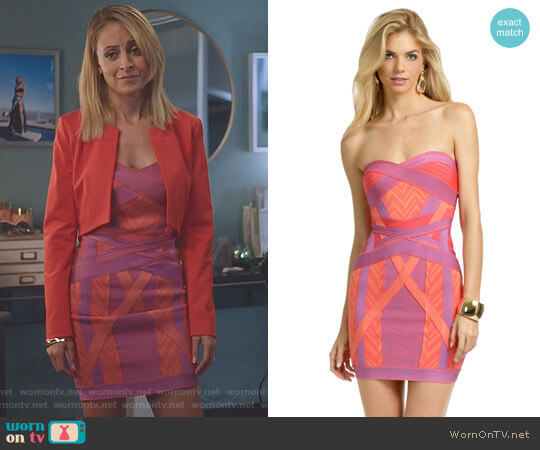 Herve Leger Ibiza Lights Dress worn by Portia Scott-Griffith (Nicole Richie) on Great News