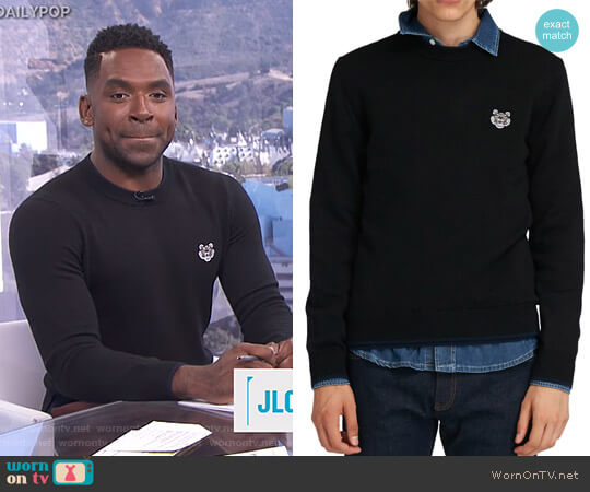 Kenzo Sweater in Wool worn by Justin Sylvester on E! News