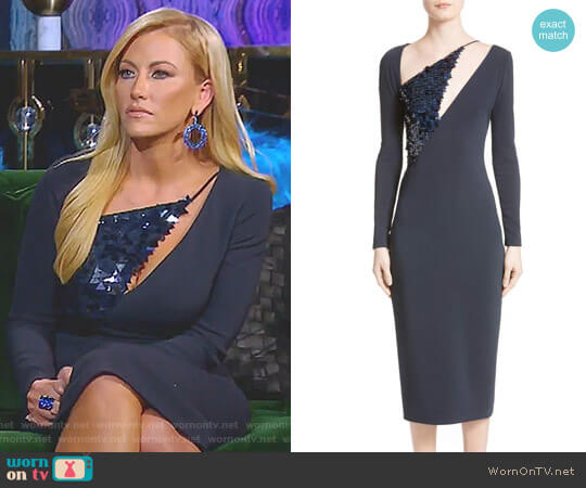 Cushnie Et Ochs Larissa Dress worn by Stephanie Hollman on The Real Housewives of Dallas