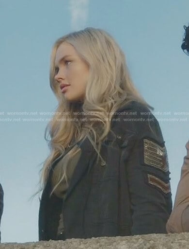 Lauren’s black military jacket on The Gifted
