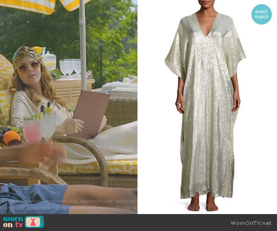 Marie France Van Damme Bright Boubou/Caftan worn by Fallon Carrington (Elizabeth Gillies) on Dynasty