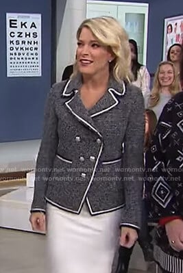 Megyn’s grey tweed jacket on Today