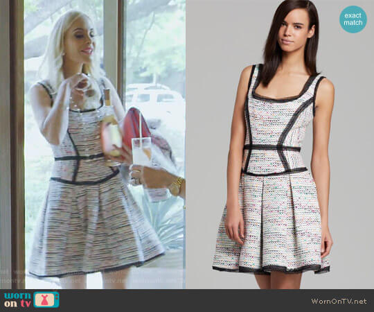 Milly Confetti Tweed Dress worn by Kameron Westcott on The Real Housewives of Dallas
