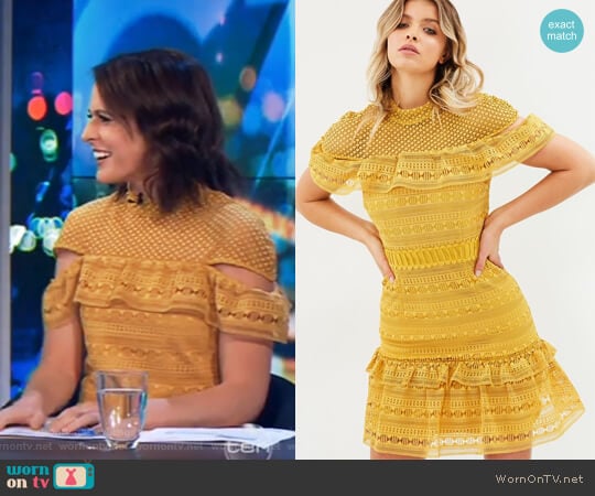 Ministry of Style Livia Dress worn by Rachel Corbett on The Project