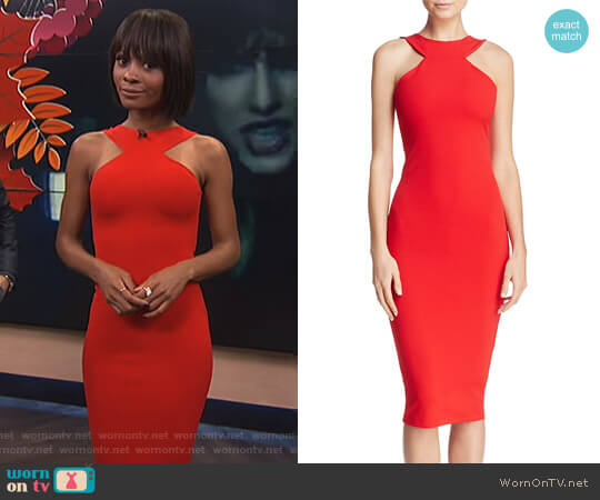 Nookie Cleo Dress worn by Zuri Hall on E! News