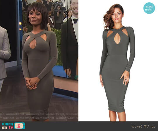 Nookie Galaxy Dress worn by Zuri Hall on E! News