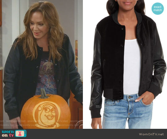 Rag and Bone Camden Jacket worn by Vanessa Cellucci (Leah Remini) on Kevin Can Wait