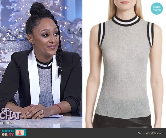 Rag & Bone Priya Tank worn by Tamera Mowry on The Real