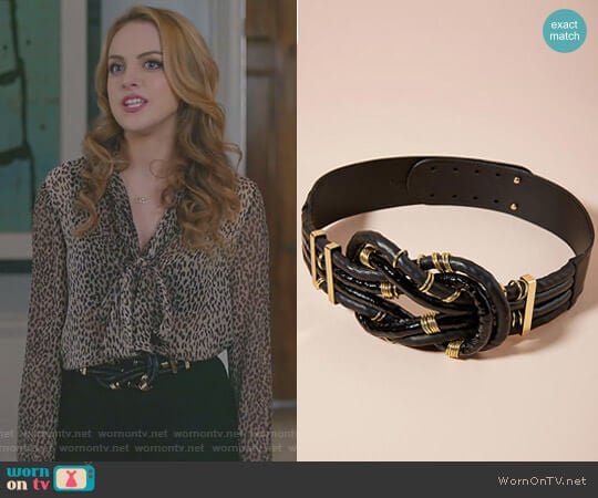 Raina Alicia Belt worn by Fallon Carrington (Elizabeth Gillies) on Dynasty