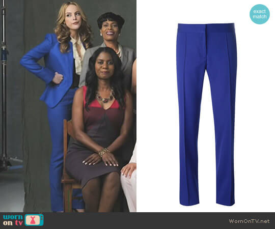Mist Anna Trousers Stella McCartney worn by Fallon Carrington (Elizabeth Gillies) on Dynasty