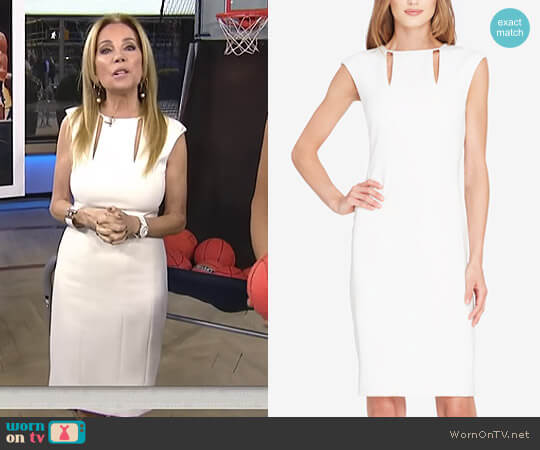 Tahari ASL Cutout Sheath Dress worn by Kathie Lee Gifford on Today