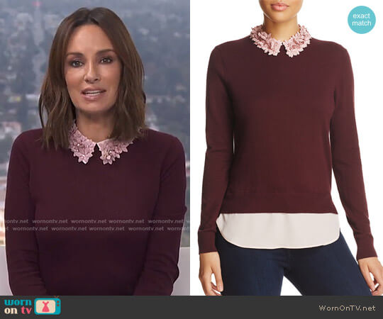 Ted Baker Nansea Sweater worn by Catt Sadler on E! News