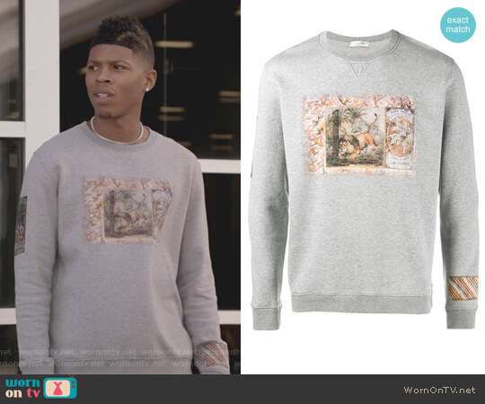 Valentino Lion Print Sweatshirt worn by Hakeem Lyon (Bryshere Y. Gray) on Empire