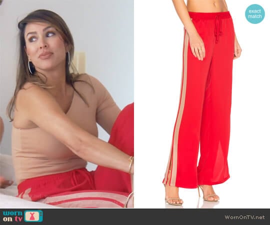 LAcademie x Revolve The Track Pant worn by Kelly Dodd on The Real Housewives of Orange County