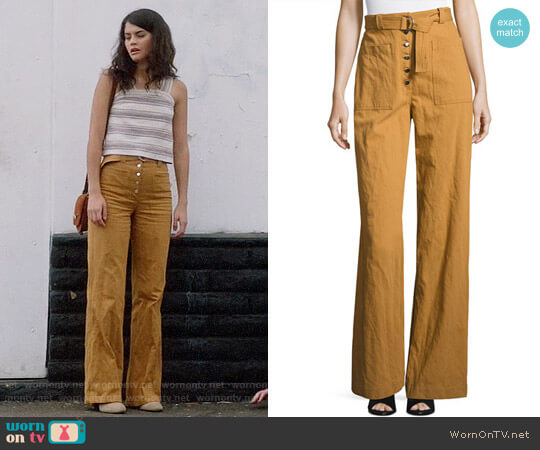 A.L.C. Trek High-Waist Belted Wide-Leg Pants worn by Sabrina Pemberton (Sofia Black D'Elia) on The Mick