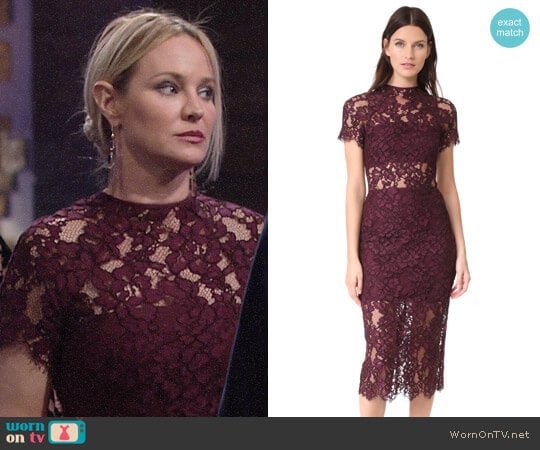 Alexis Leona Dress worn by Sharon Newman (Sharon Case) on The Young and the Restless