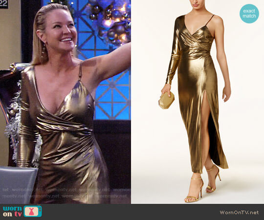 Bardot Aurel Dress worn by Sharon Newman (Sharon Case) on The Young and the Restless