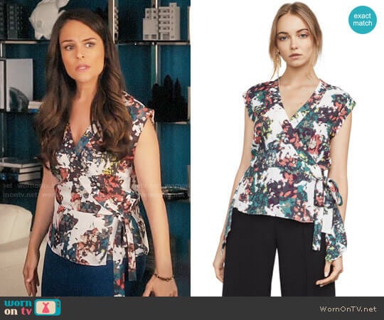 Bcbgmaxazria Sofi Top worn by Luisa Alver (Yara Martinez) on Jane the Virgin