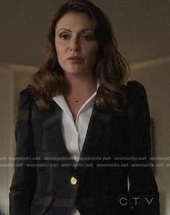 Emily’s checked blazer on Designated Survivor