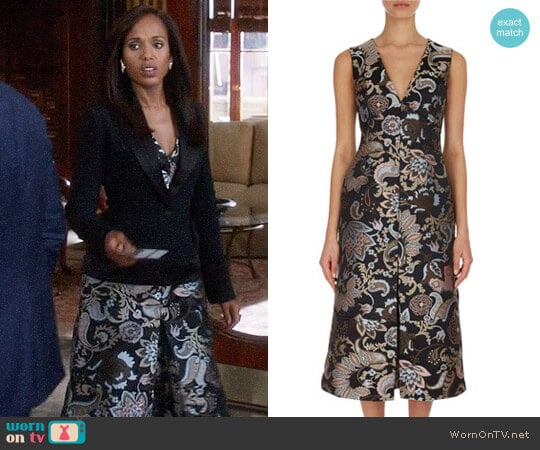 Erdem Kamila Dress worn by Olivia Pope (Kerry Washington) on Scandal
