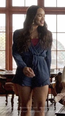 Erica’s blue romper on Last Man on Earth