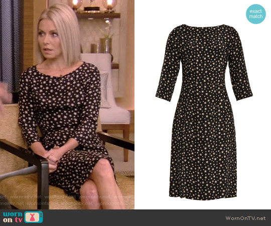 Harley Viera Newton Clara Dress worn by Kelly Ripa on Live with Kelly and Mark