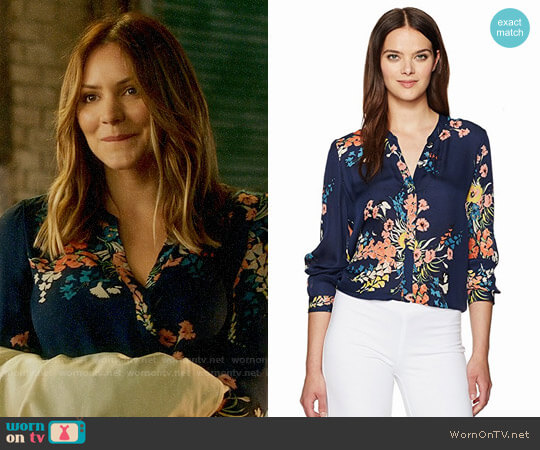 Joie Devitri Blouse worn by Paige Dineen (Katharine McPhee) on Scorpion