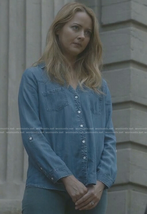 Kate’s chambray shirt on The Gifted