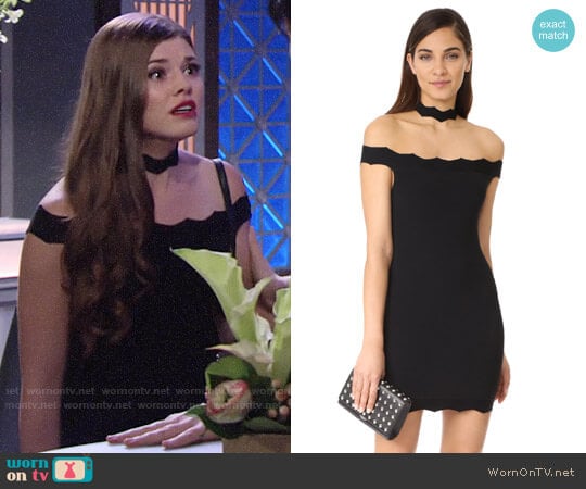 Kendall + Kylie Scallop Choker Dress