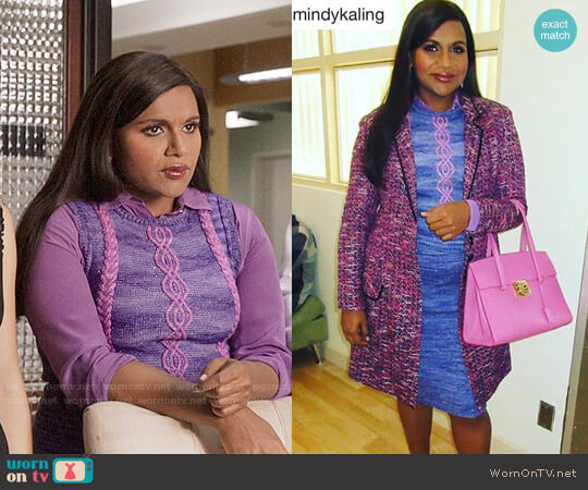 KnitsyKnits Custom Made worn by Mindy Lahiri (Mindy Kaling) on The Mindy Project