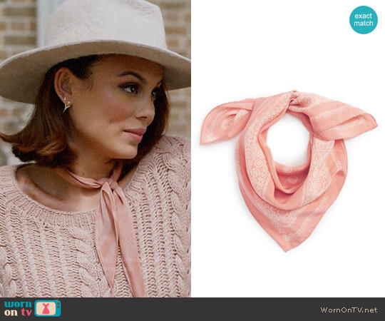 Madewell Silk Bandana worn by Cristal Flores (Nathalie Kelley) on Dynasty