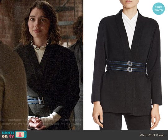 Maje Vreni Crepe Kimono Jacket worn by Ivy Belfrey (Adelaide Kane) on Once Upon A Time