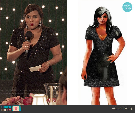 costume designer Salvador Perez Custom designed worn by Mindy Lahiri (Mindy Kaling) on The Mindy Project