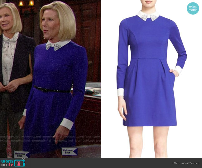 Ted Baker Moona Dress worn by Pamela Douglas (Alley Mills) on The Bold and the Beautiful