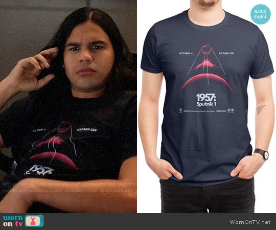 1957: Sputnik 1 T-shirt from Threadless worn by Cisco Ramon (Carlos Valdes) on The Flash