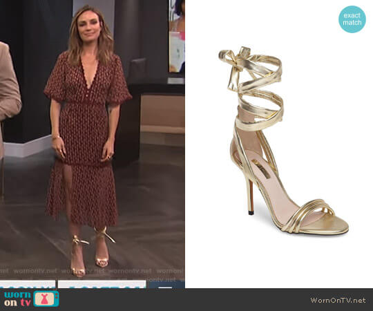 Topshop Ramona Sandal worn by Catt Sadler on E! News