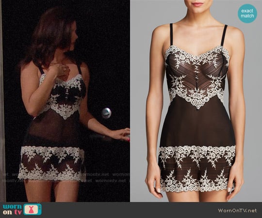 Wacoal Embrace Lace Chemise worn by Katie Logan (Heather Tom) on The Bold and the Beautiful
