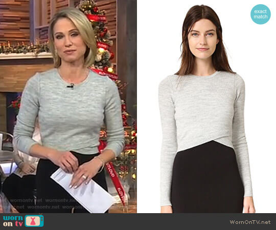 A.L.C. Ford Sweater worn by Amy Robach on Good Morning America