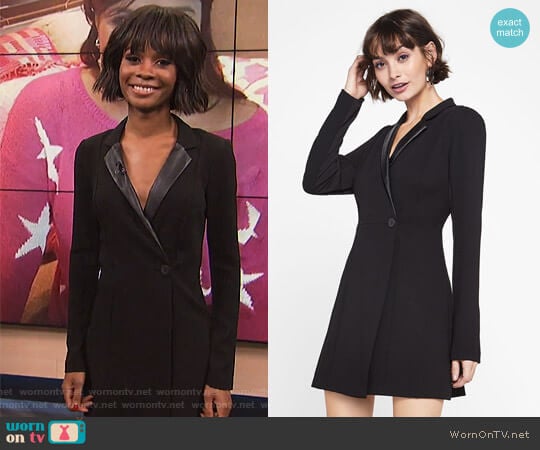 BCBGeneration Blazer Dress worn by Zuri Hall on E! News