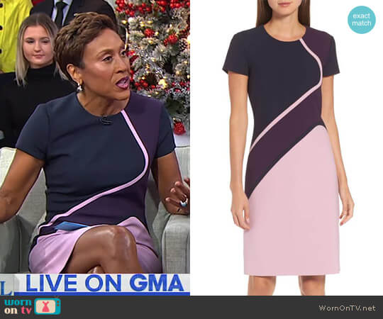 BOSS Dukatia Dress worn by Robin Roberts on Good Morning America