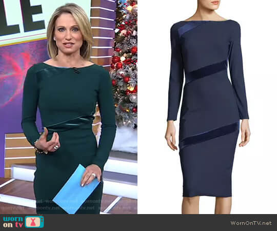 Chiara Boni La Petite Robe Janette Dress worn by Amy Robach on Good Morning America