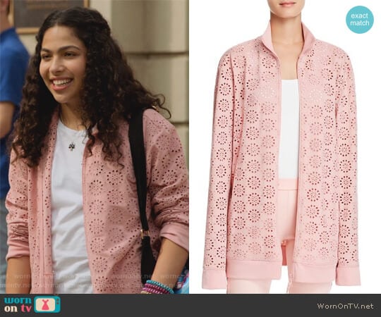 Fenty by Rihanna Eyelet Lace Jacket worn by Molly Hernandez (Allegra Acosta) on Marvels Runaways