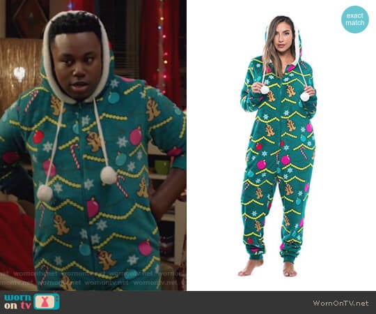 Just Love Adult Onesie worn by T.K. Clifton (Marcel Spears) on The Mayor