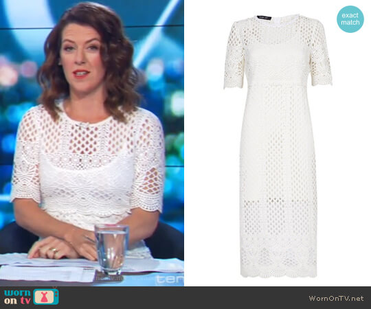 Moss & Spy Ivy Dress worn by Gorgi Coghlan on The Project