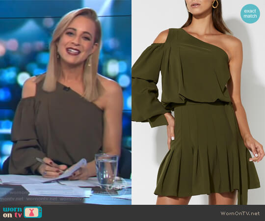 Mossman The Self Centred Dress worn by Carrie Bickmore on The Project