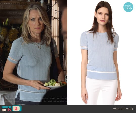 Rag & Bone Kaitlin Top worn by Janet Stein (Ever Carradine) on Marvels Runaways