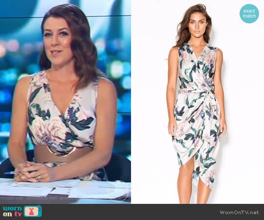 Sheike True Romance Dress worn by Gorgi Coghlan on The Project