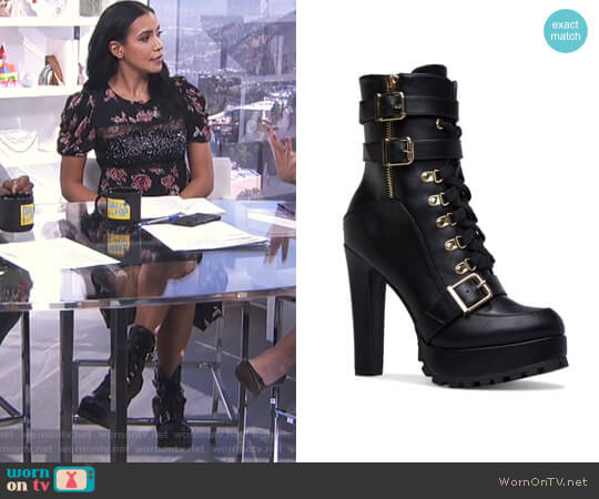 ShoeDazzle Salti Bootie worn by Julissa Bermudez on E! News