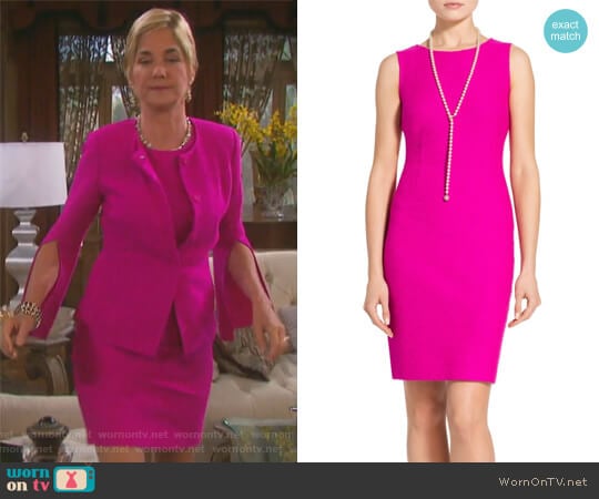 St. John Clair Knit Dress worn by Eve Donovan (Kassie DePaiva) on Days of our Lives