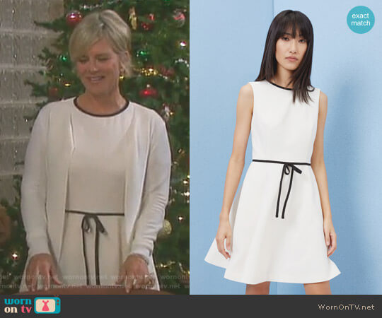 Ted Baker Saydey Bow Detail Skater Dress worn by Kayla Brady (Mary Beth Evans) on Days of our Lives
